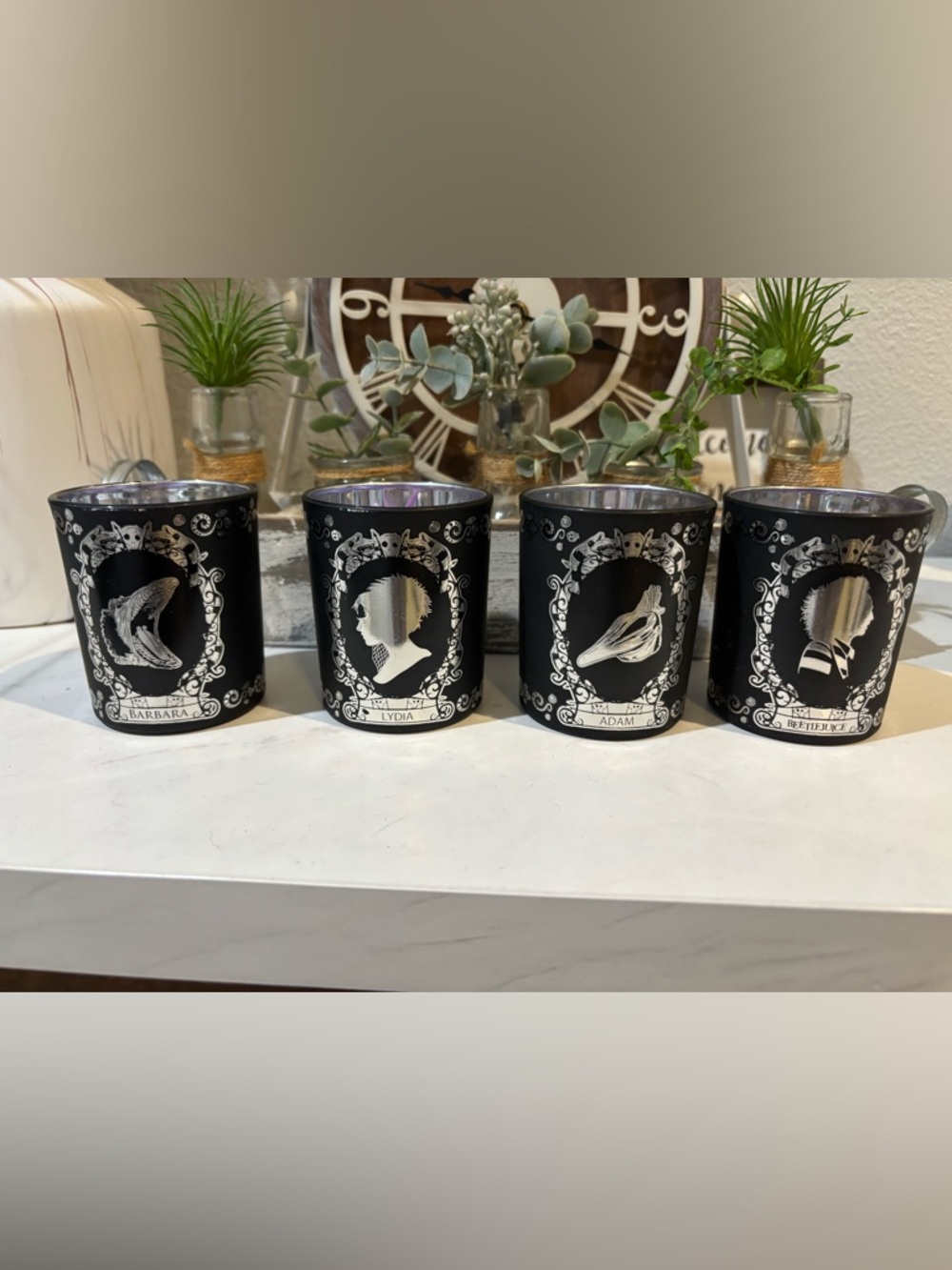 Beetlejuice Candle set 4 brand new